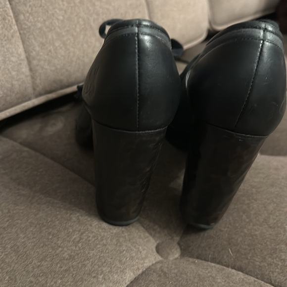 John Fluevog charcoal high heels. Gently worn three or so times. - Picture 5 of 8